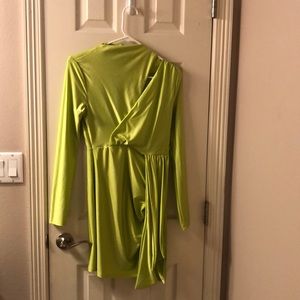 Lime green dress